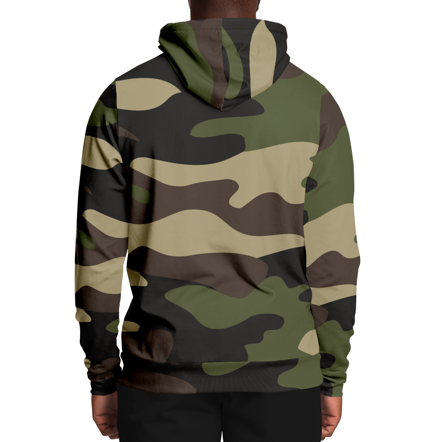 Camo Hoodie | Classic Green Pullover Camo Colors