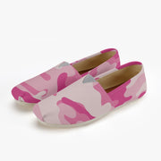 Camo Toms | Lavender Pink Camouflage Canvas Shoes Camo Colors