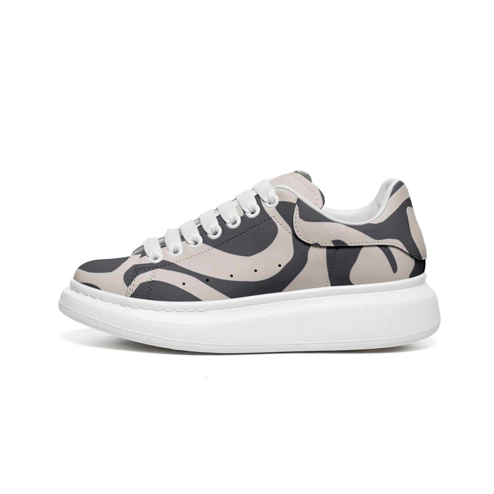 Oversized McQueen Sneakers | Matisse Inspired Camo Camo Colors
