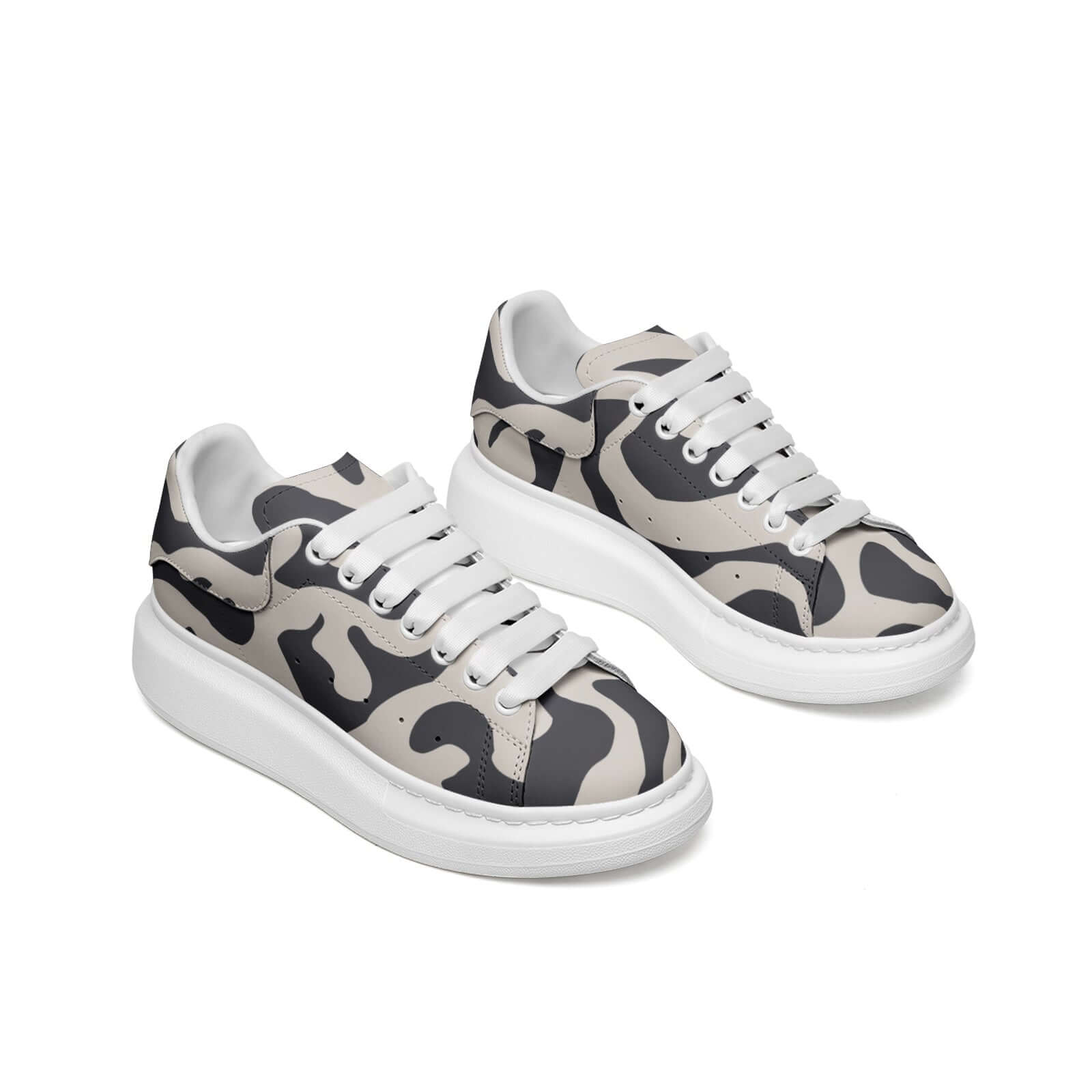 Oversized McQueen Sneakers | Matisse Inspired Camo Camo Colors