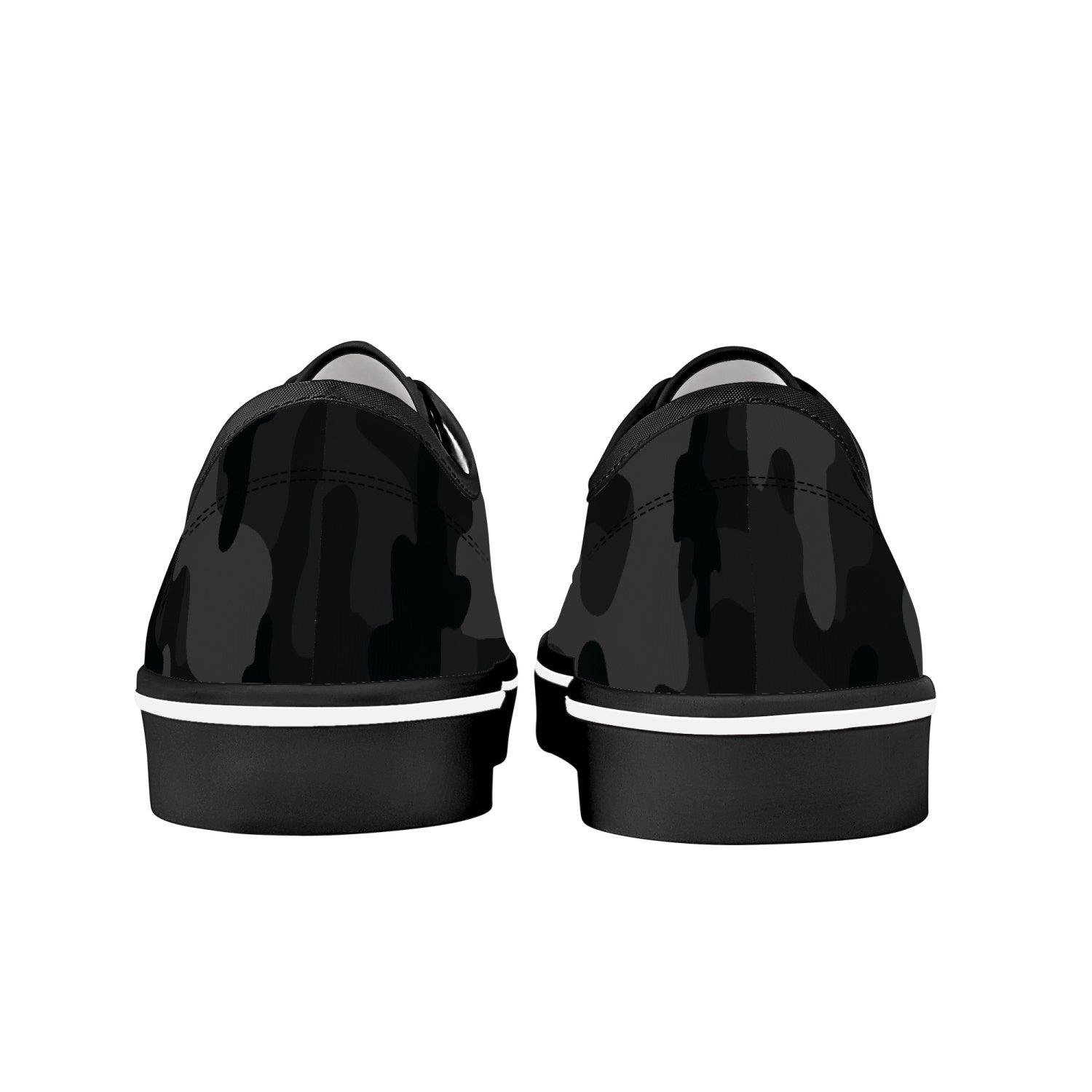 Camo Skate Shoes | Black Camouflage Camo Colors