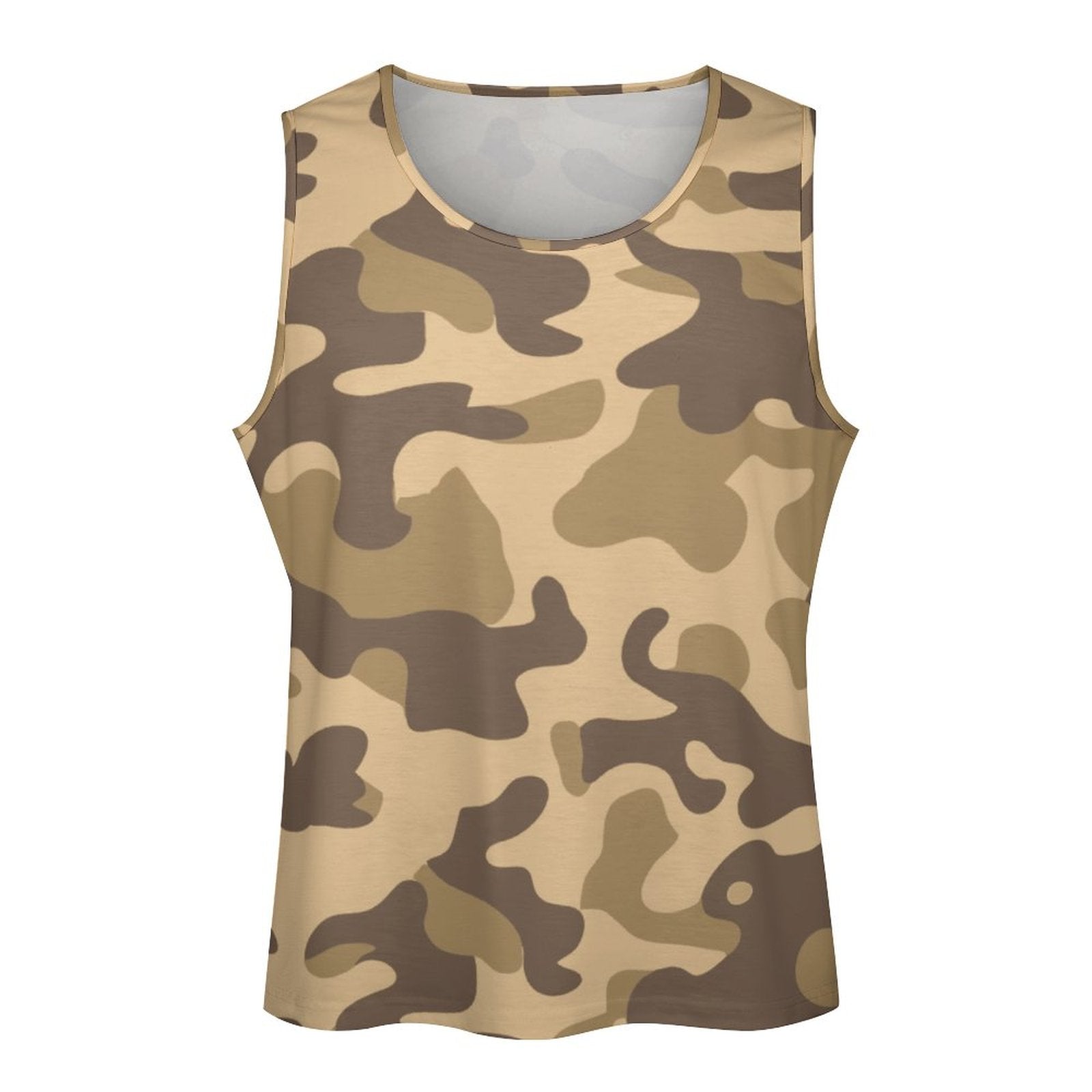 Camo Tank Top | Khaki Camouflage Camo Colors