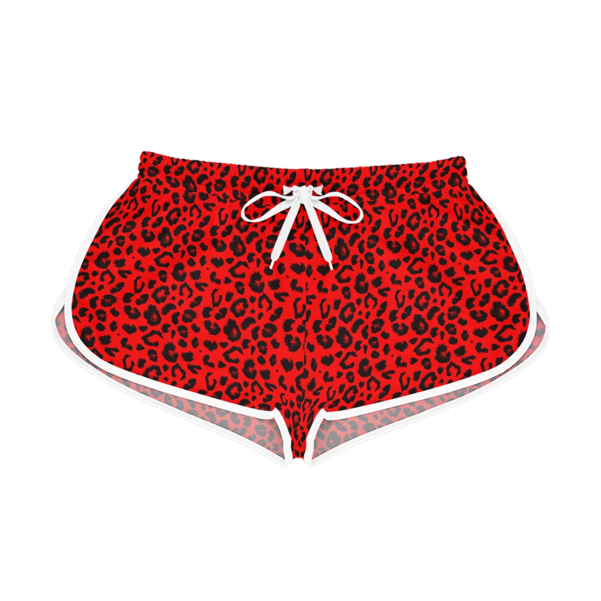 Red Leopard Shorts For Women | Camo Colors