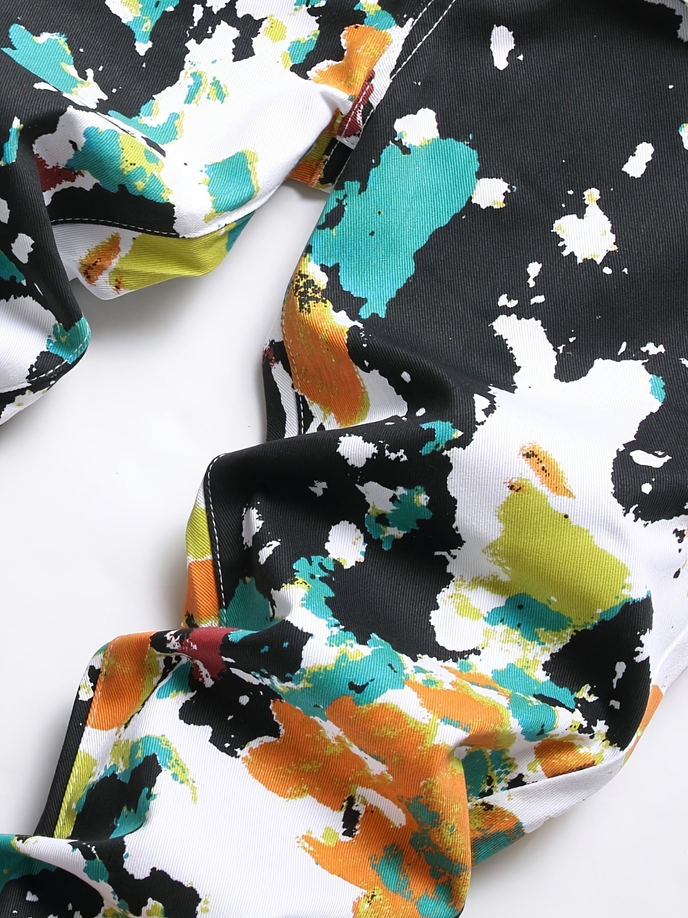 American Street Men's Fashion Camo Print Jeans Camo Colors