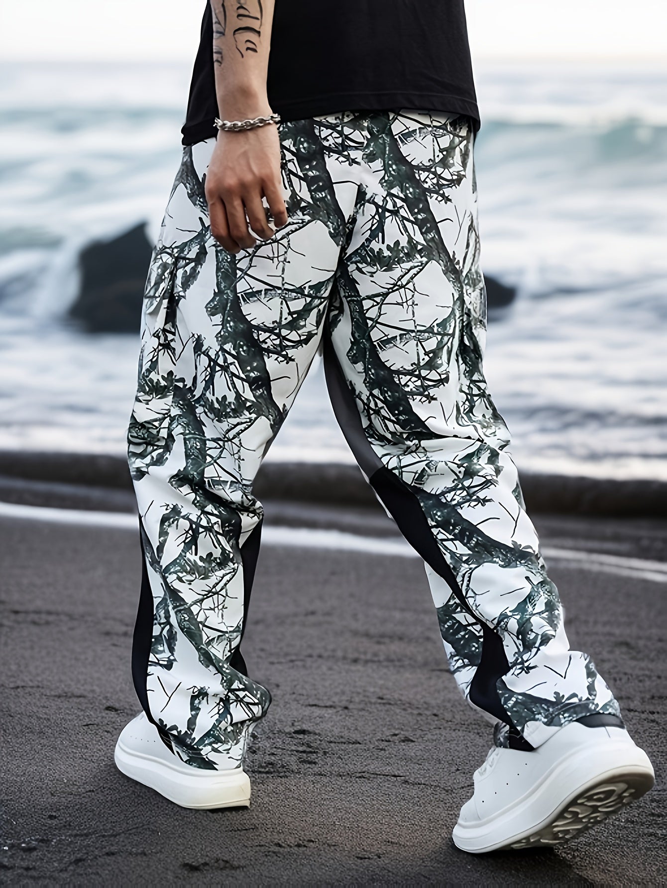 Plus Size Camo Cargo Pants for Men | Casual Style Camo Colors