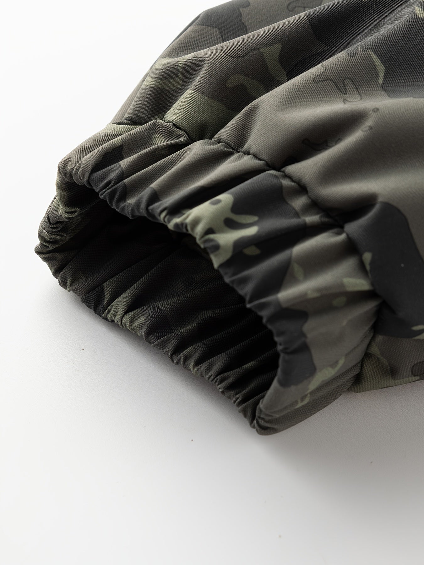 Men's Camo Windbreaker Jacket with a Hood | Multi Pocket Cargo Jacket Camo Colors