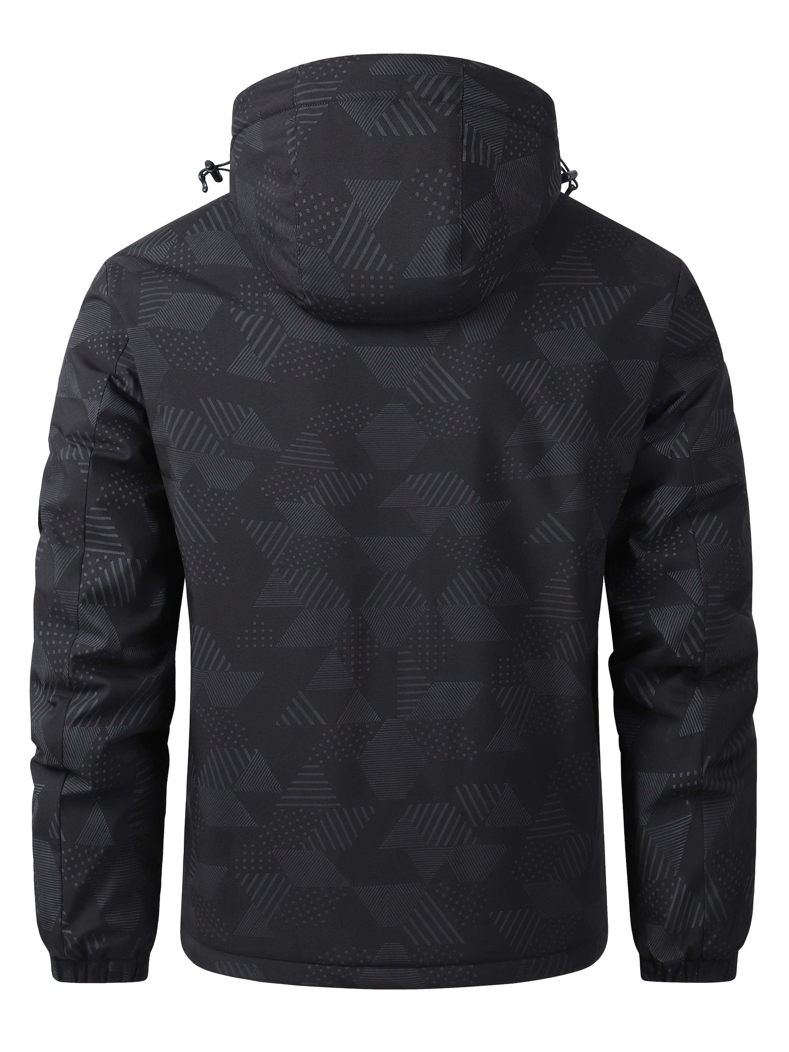 Durable Men's Winter Jacket: Scratch-Resistant, Windproof, Warm Fleece Camo Colors