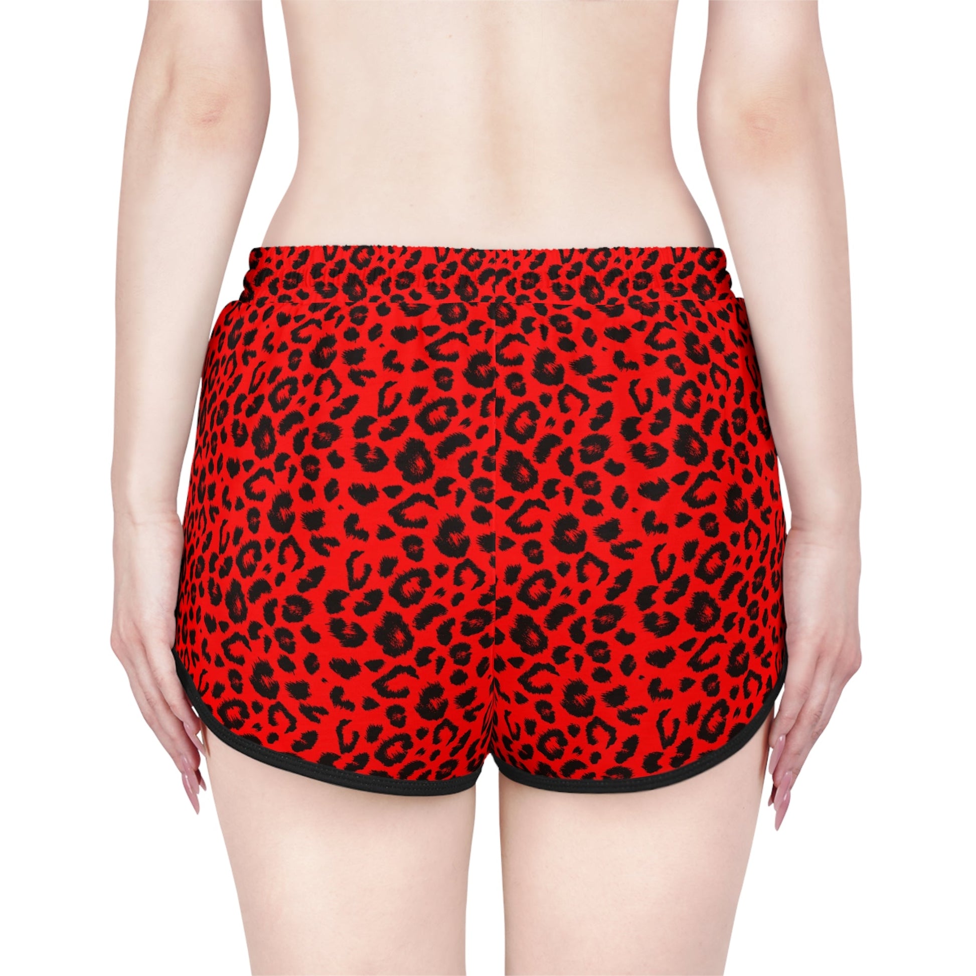Red Leopard Shorts For Women | Camo Colors