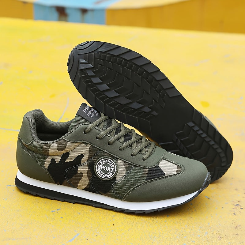 Unisex Camouflage Casual Sneakers – Lightweight, Breathable Camo Colors
