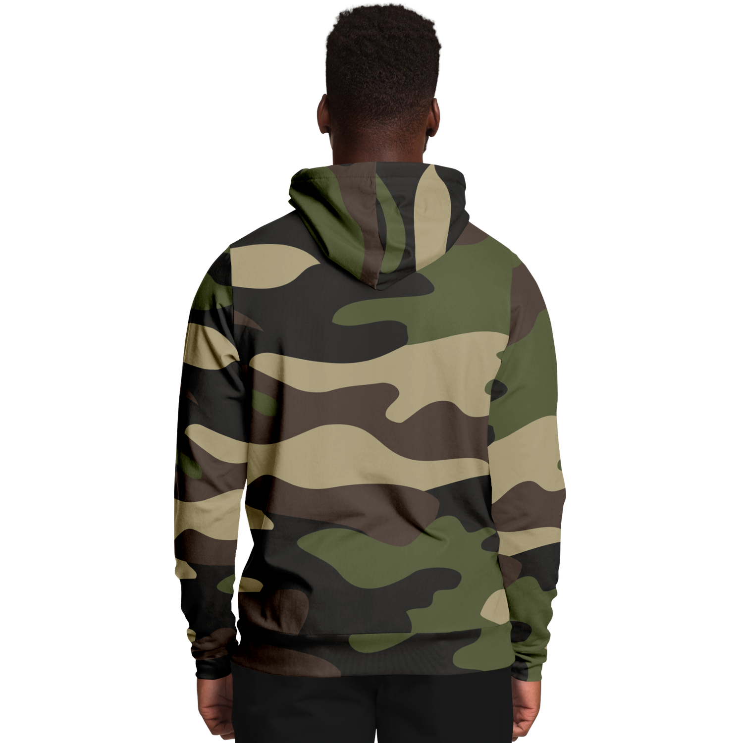 Camo Hoodie | Classic Green Pullover Camo Colors