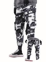 Streetwear Techwear Cargo Jogger Pants for Men Camo Colors