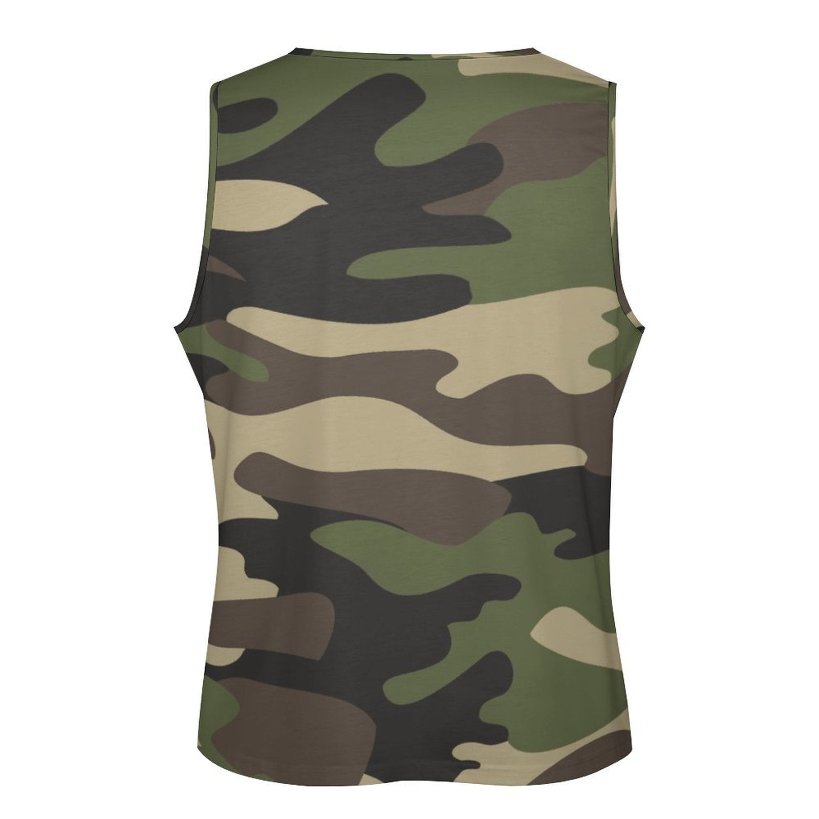 Camo Tank Top | Classic Green Camouflage Camo Colors