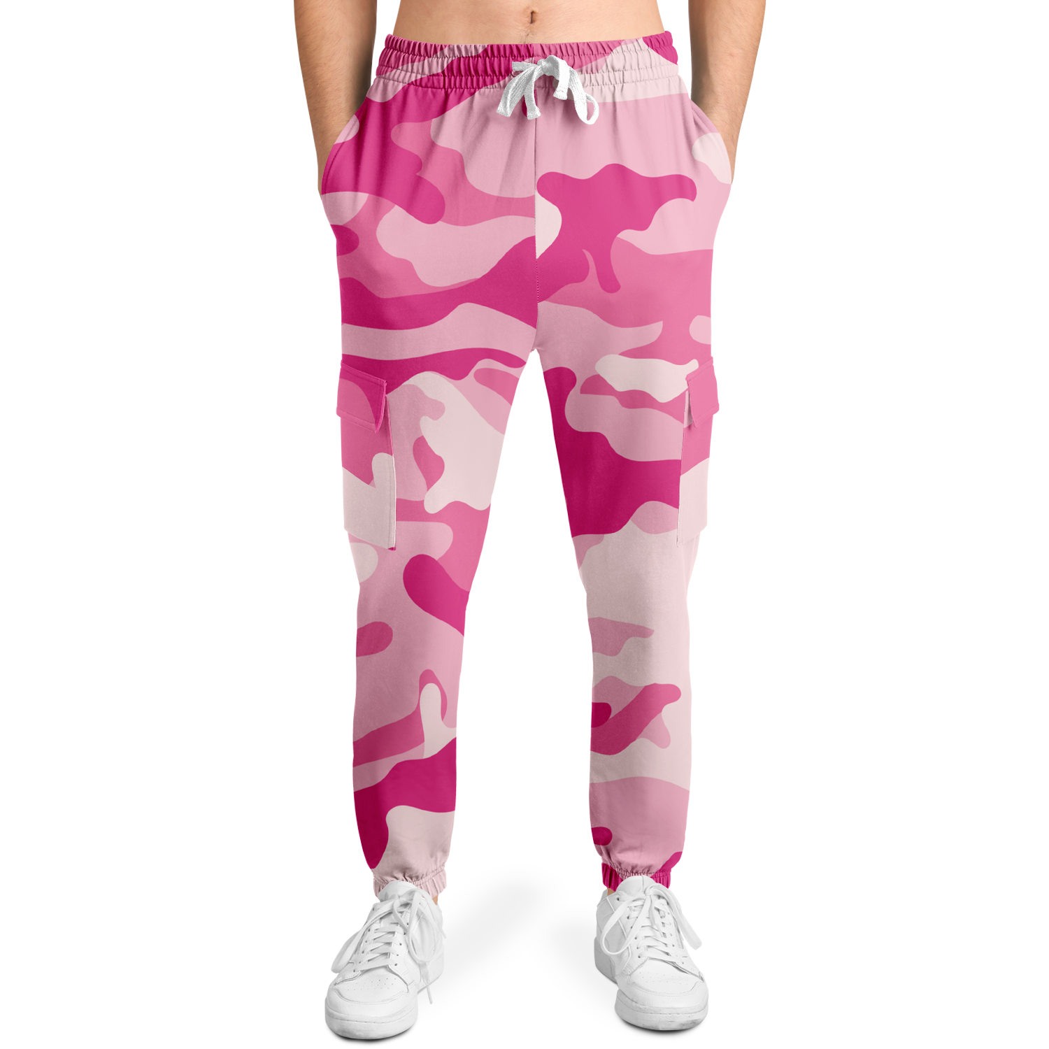 Camo Cargo Pants | Unisex | Lavender Pink Camouflage Camo Colors