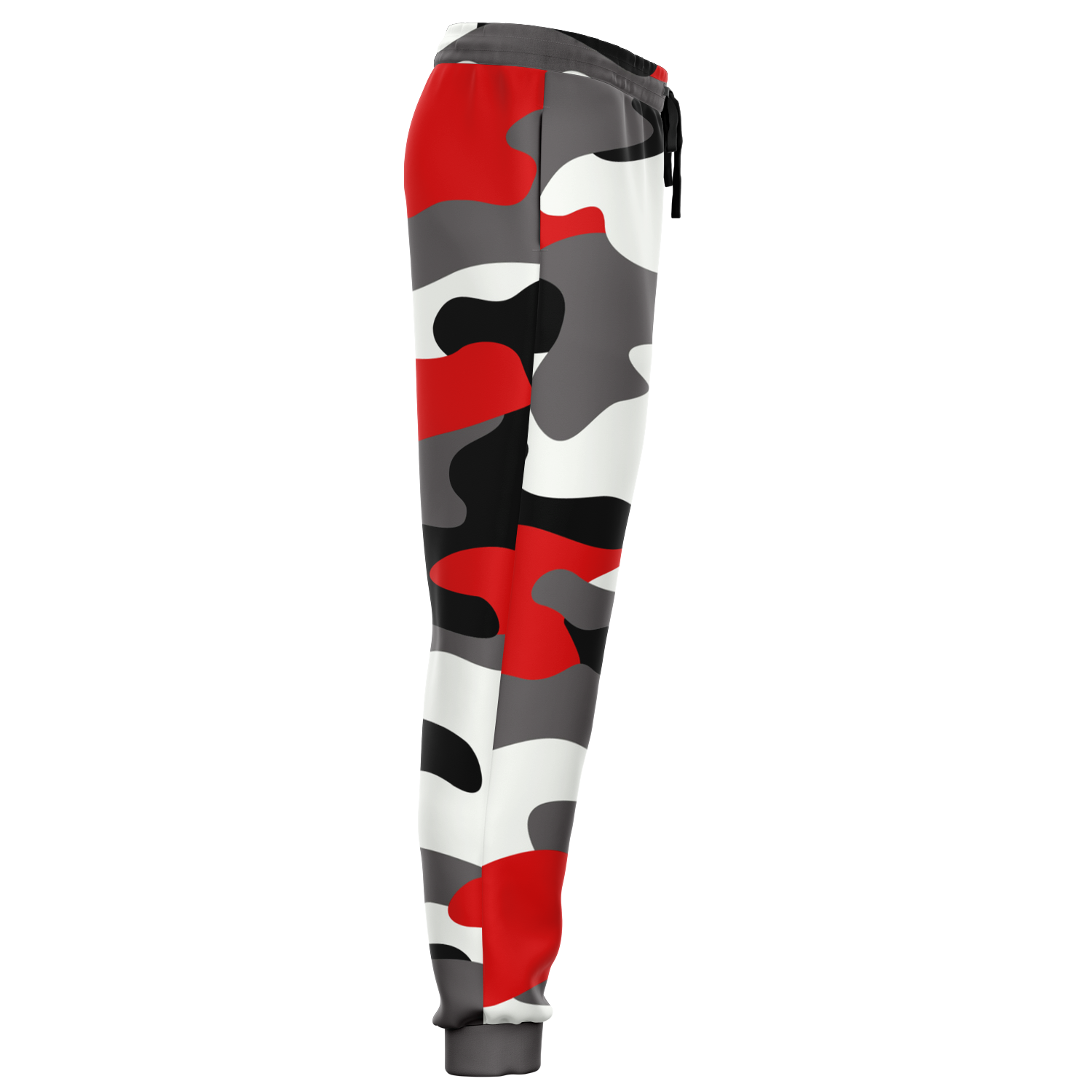 Camo Joggers | Unisex | Red, Black, and White Camo Colors
