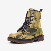 Desert Green Camo Boots | Lightweight Leather Camo Colors