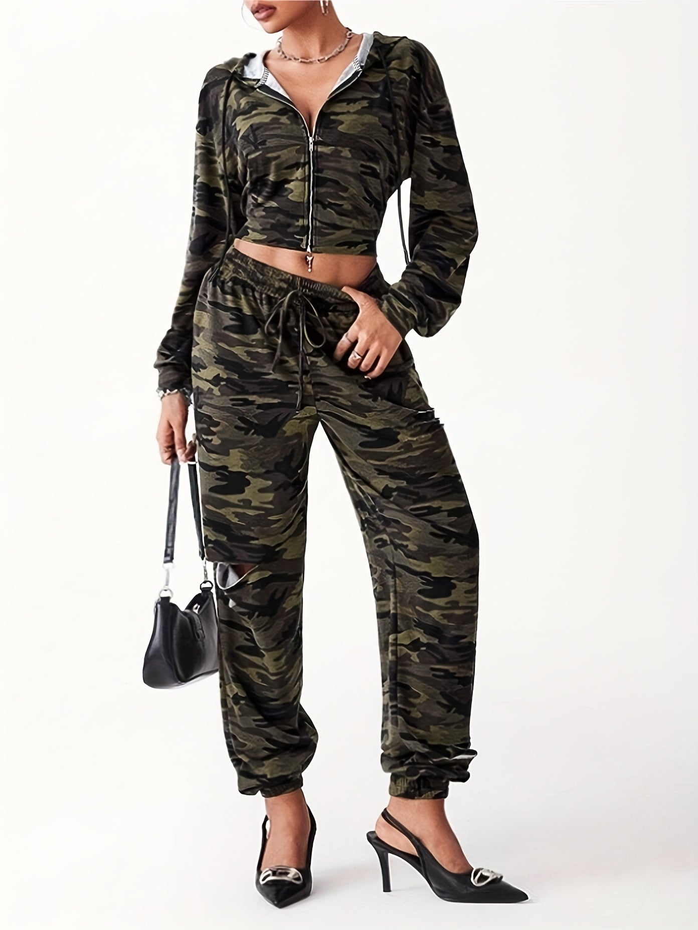 Women's Camo Hoodie | All-Season Pullover Camo Colors