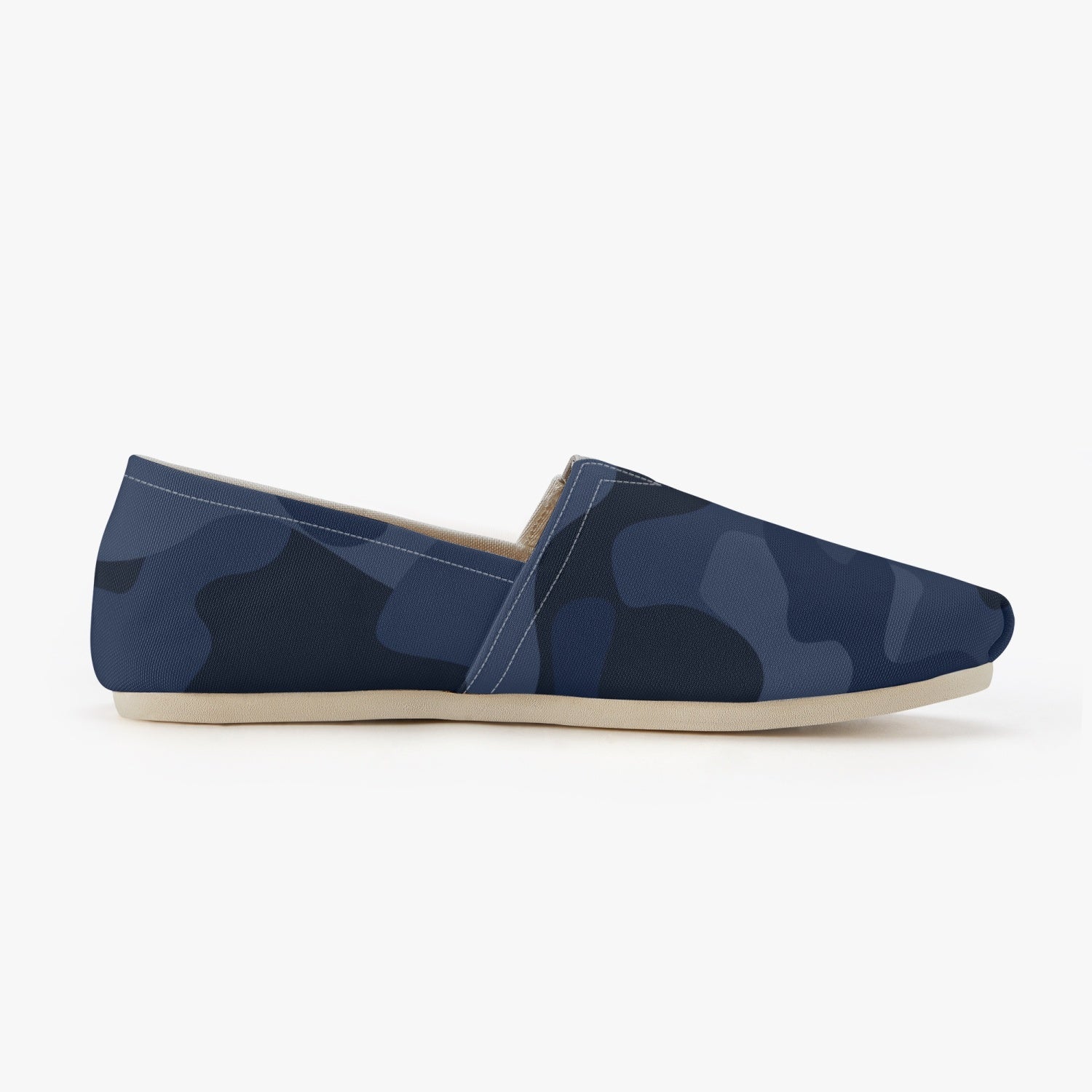 Camo Toms | Deep Blue Camouflage Canvas Shoes Camo Colors