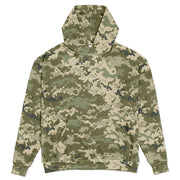 Oversized Camo Hoodie | Ukraine Green Military Camouflage | Camo Colors
