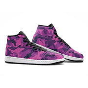 Pink Camo Sneakers AJ 1 | Blue & Magenta Mixed Camouflage Camo Colors