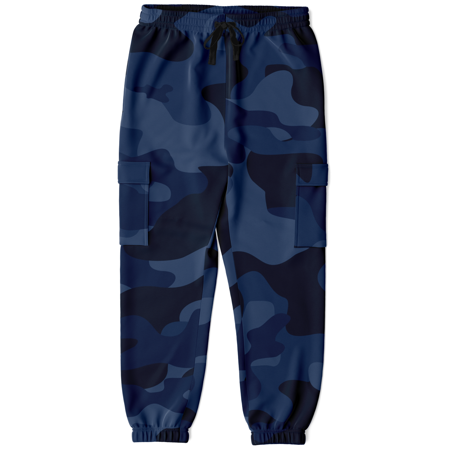 Camo Cargo Pants | Unisex | Deep Blue Camouflage Camo Colors