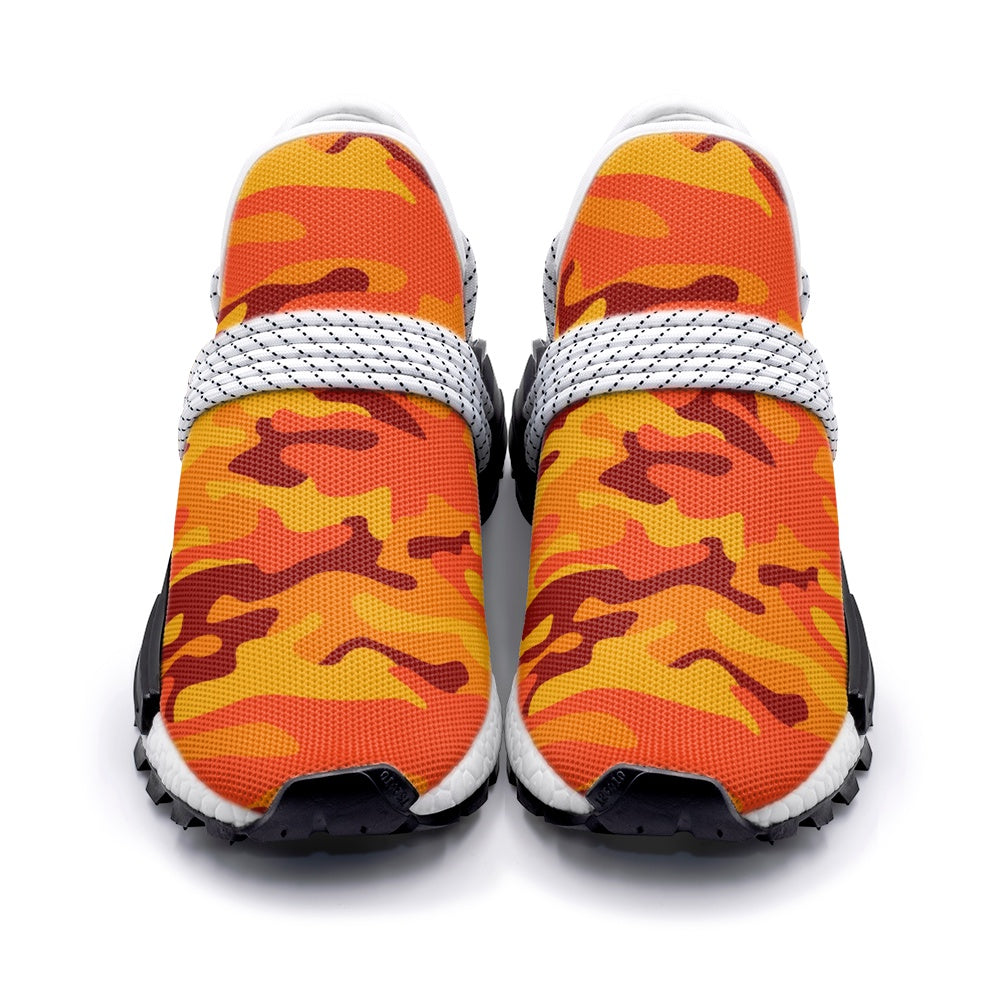 Lightweight Camo Sneakers | Orange and Red Camouflage Camo Colors