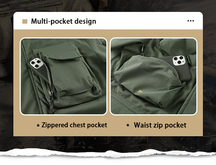 Men's Camo Jacket | Outdoor Stylish with Removable Hood Camo Colors