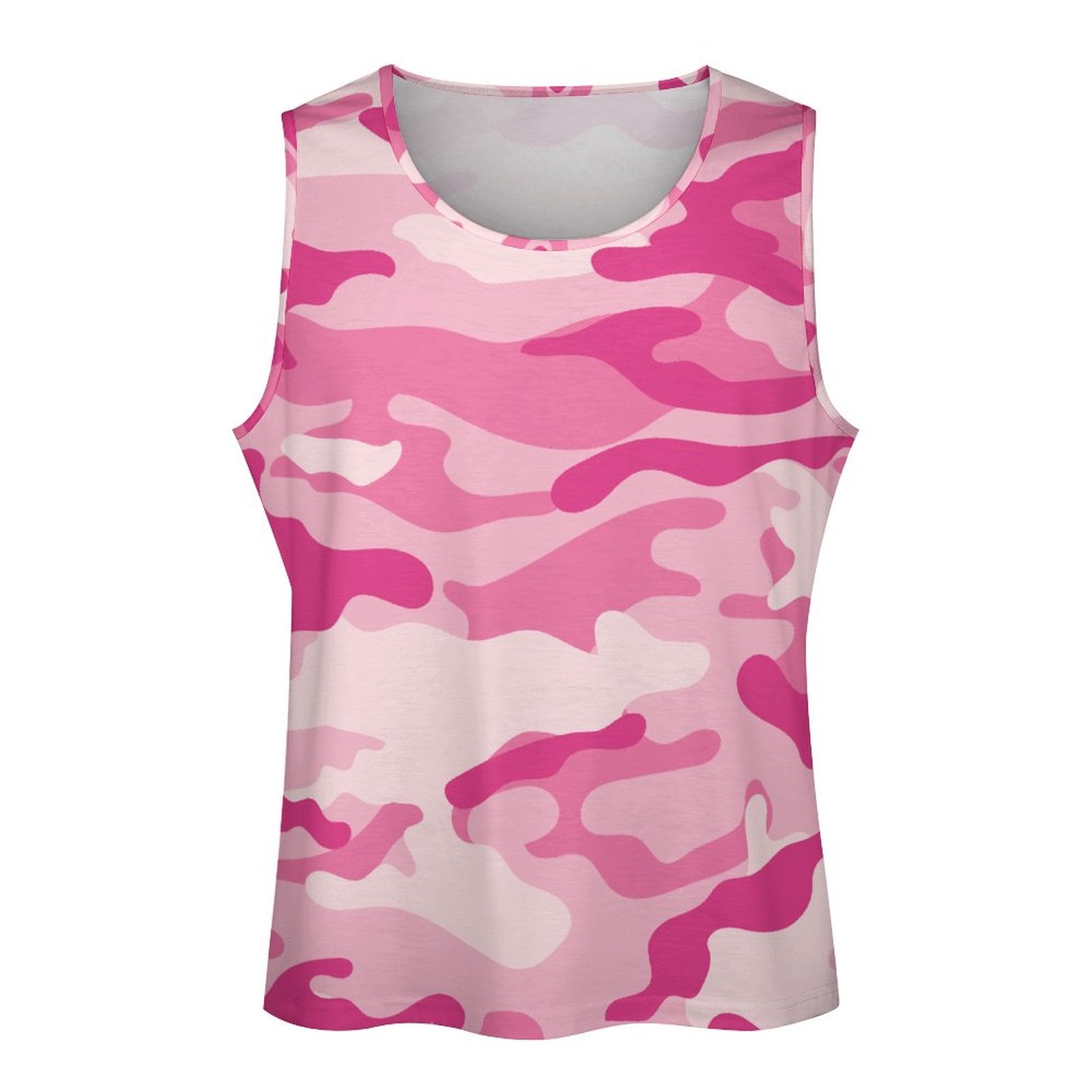 Camo Tank Top | Lavender Pink Camouflage Camo Colors