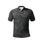 Black Camo Golf Shirt | Stylish Pixel Camouflage Camo Colors