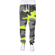 Men's Camo Track Pants | Black, Gray, and Yellow Camo Colors