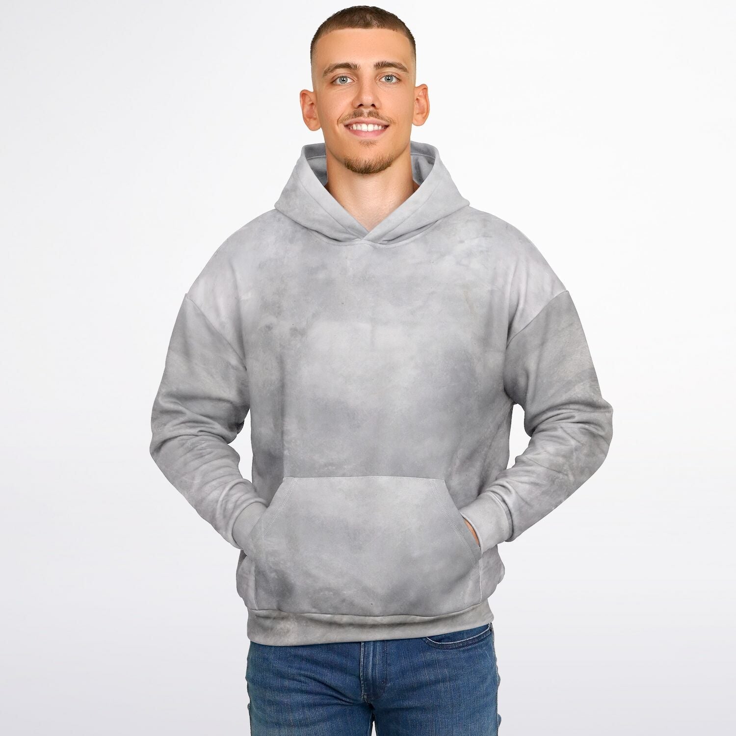 Oversized Concrete Hoodie – Y2K Retro Vintage Streetwear | Camo Colors