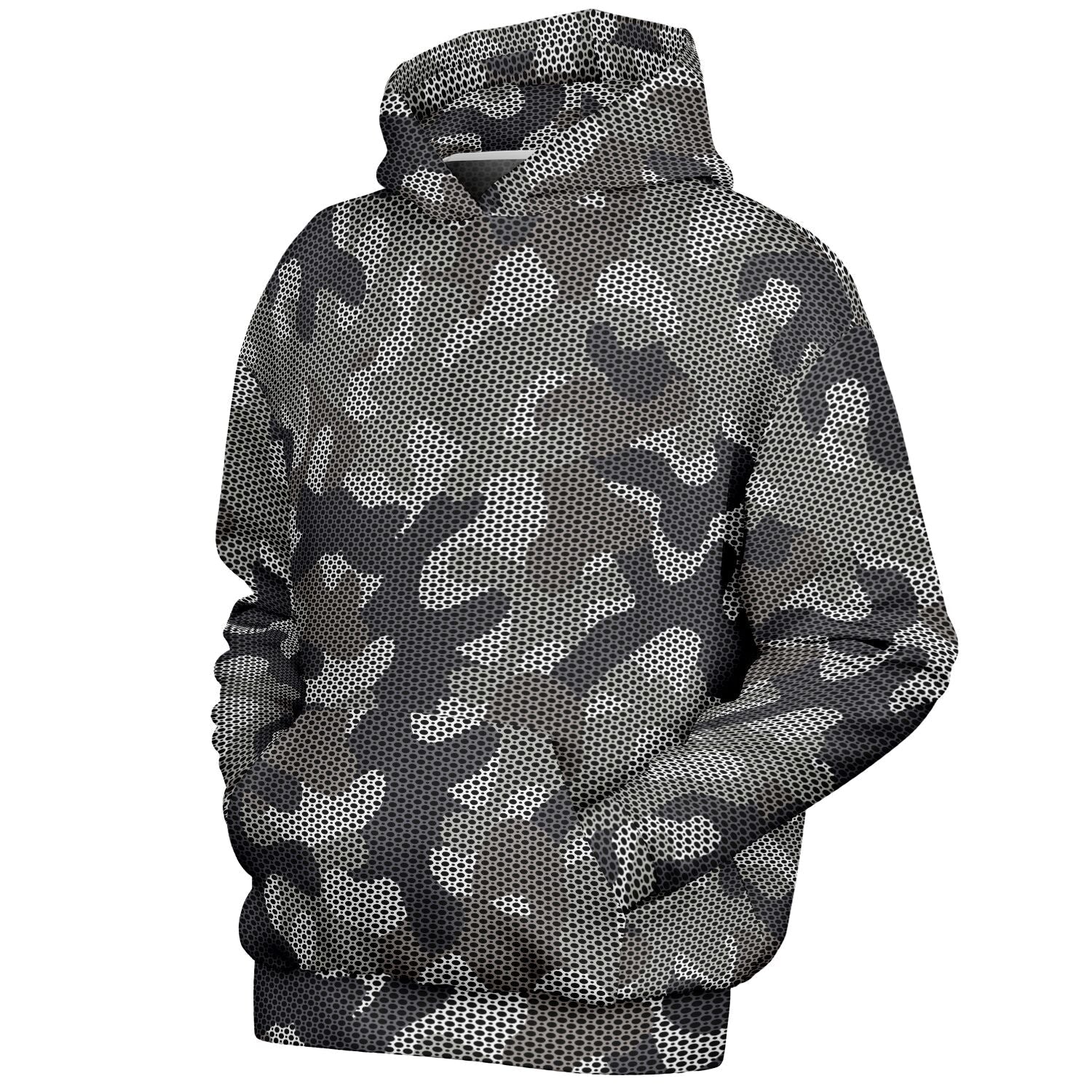 Oversized Hoodie | Masking Mesh Urban Camouflage | Camo Colors