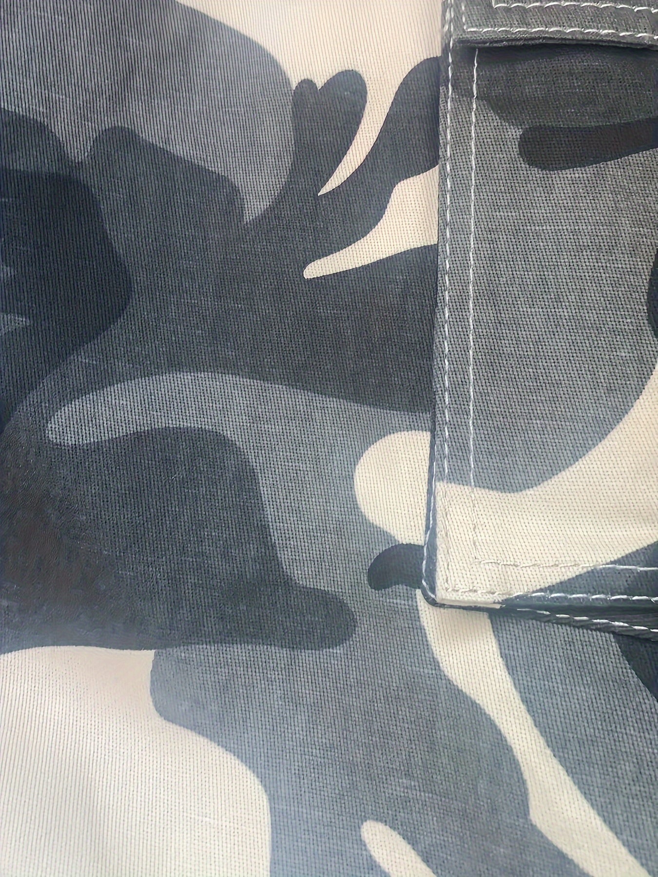 Men's Camo Cargo Cropped Pants With Multi Pockets | Vintage Style Camo Colors