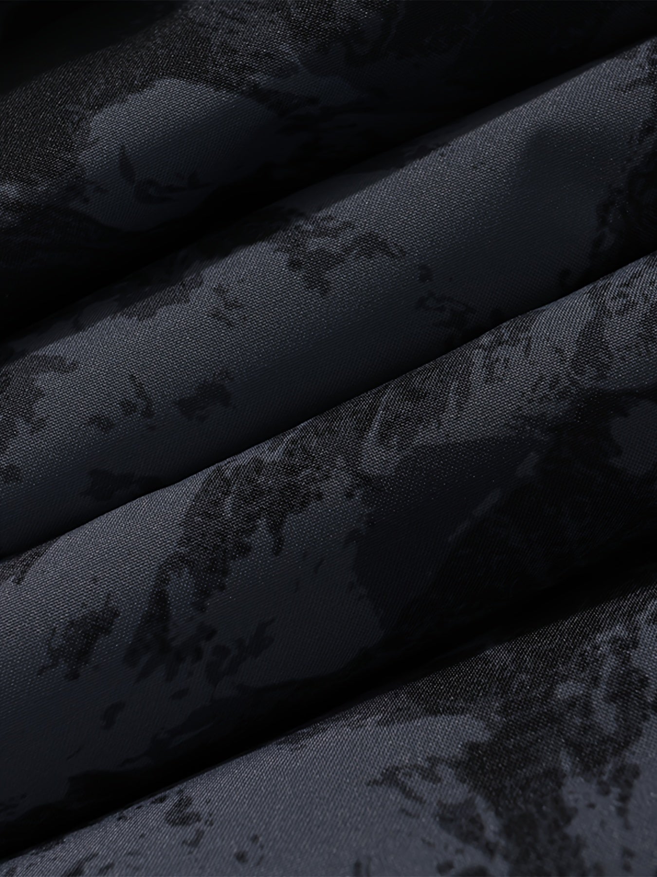 Men's Camo Hooded Puffer Jacket with Zip-Up Front Camo Colors