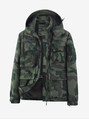 Men's Camo Jacket | Outdoor Stylish with Removable Hood Camo Colors