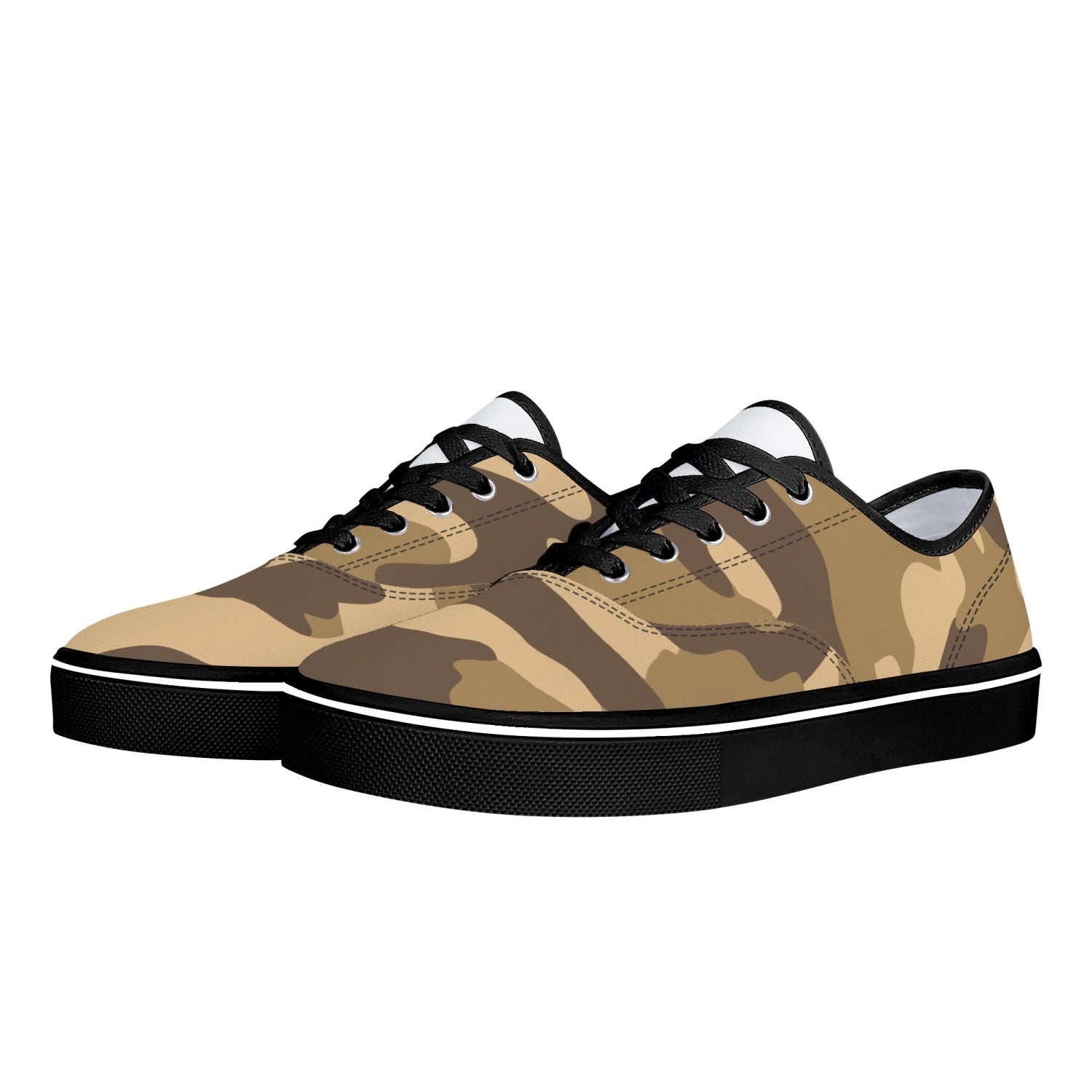 Camo Skate Shoes | Khaki Camouflage Camo Colors