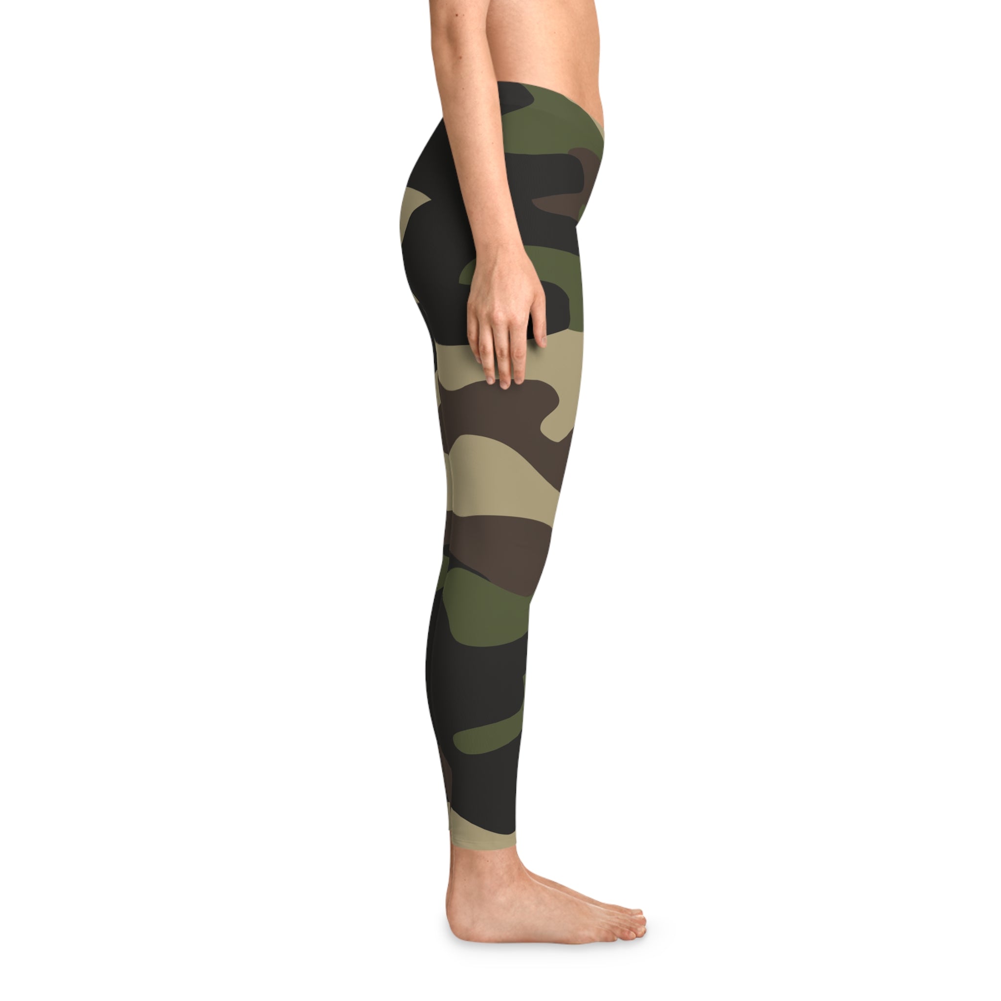 Green Camo Leggings For Women | Classic Camouflage Camo Colors