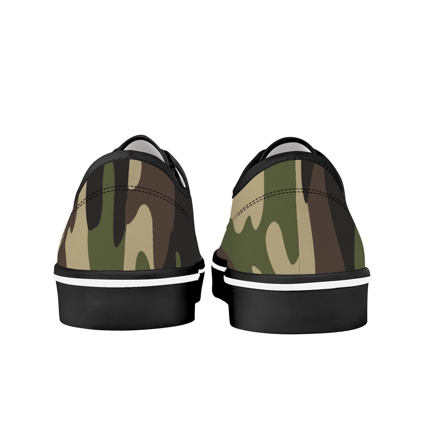 Camo Skate Shoes | Classic Green Camouflage Camo Colors