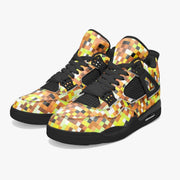 Camo Jordans AJ4 | Multicolored Squares Camo Colors