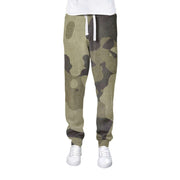 Men's Camo Track Pants | Green Fabric Camo Colors