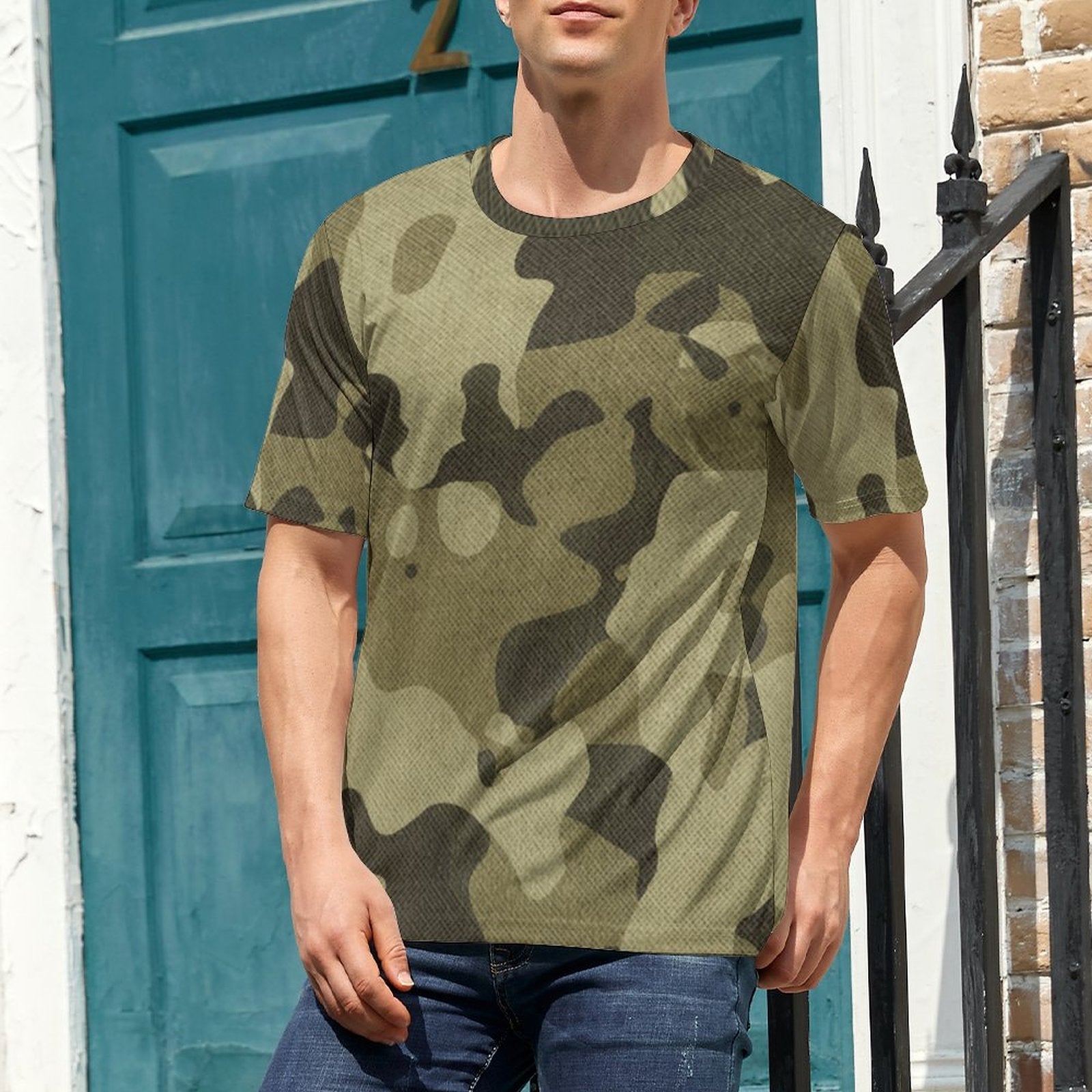 Camo Shirt | Green Fabric T Camo Colors