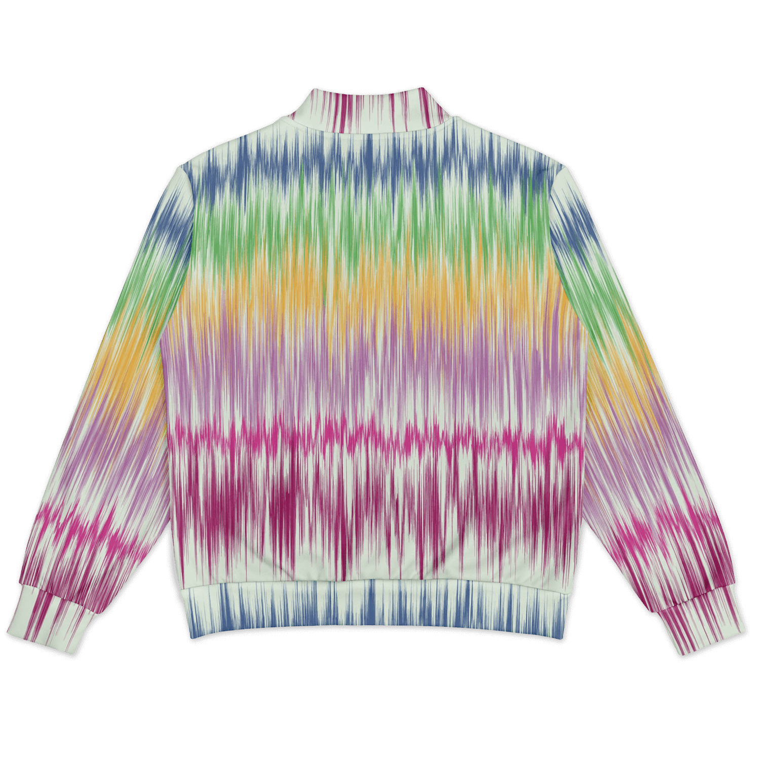 Baseball Jacket in Washed Digital Watercolor | Boho Camouflage Camo Colors