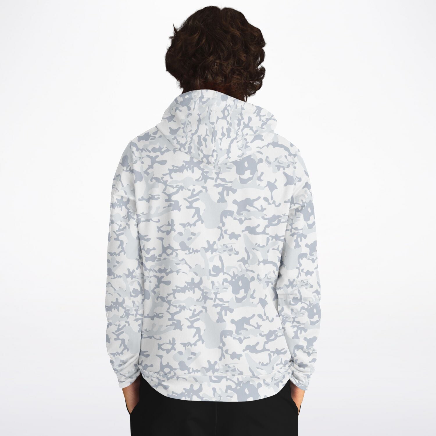 White Camo Hoodie | Army Snow Grunge