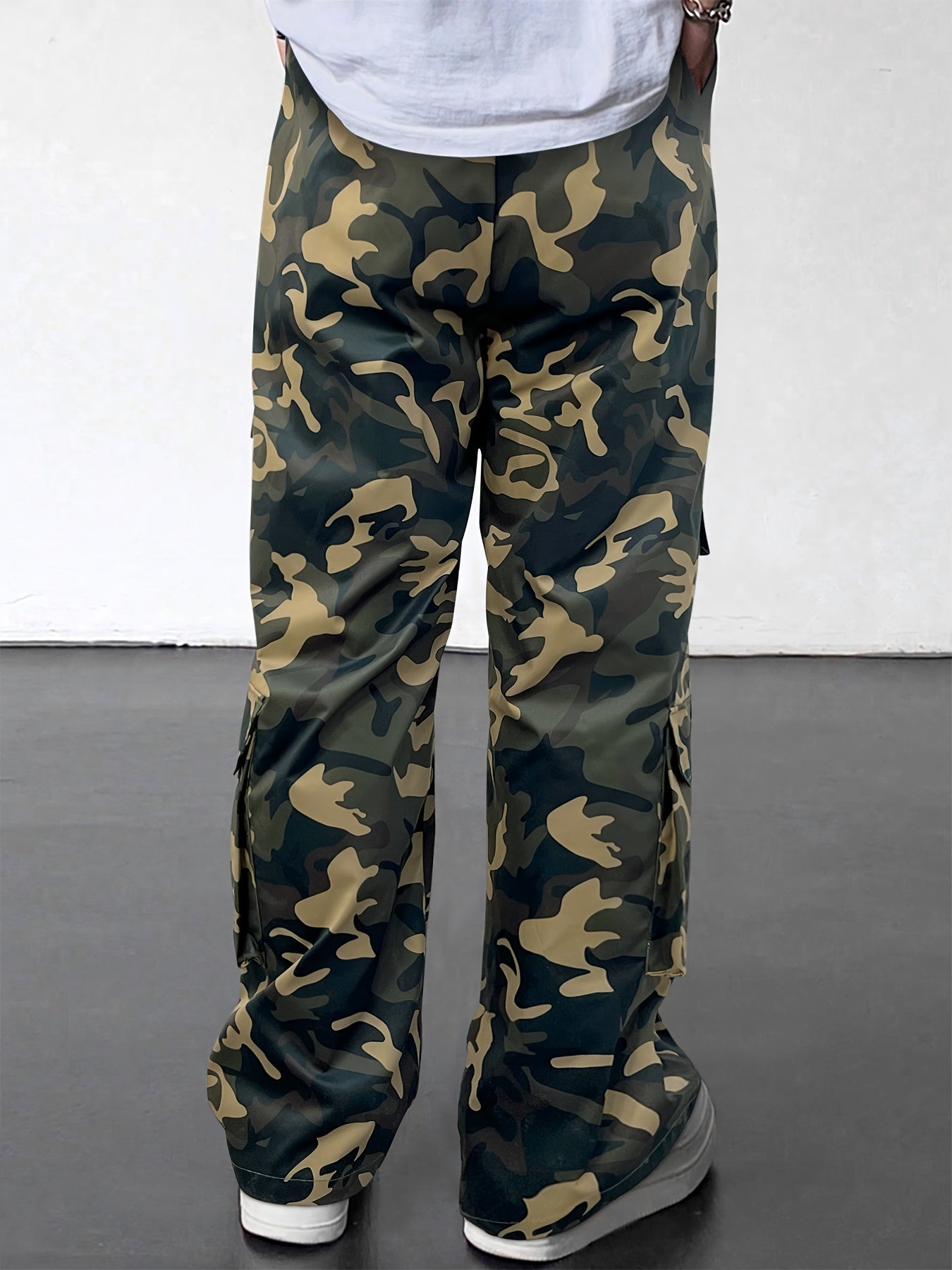 Men's Camo Cargo Pants | Loose Fit, Multi-Pocket Design Camo Colors