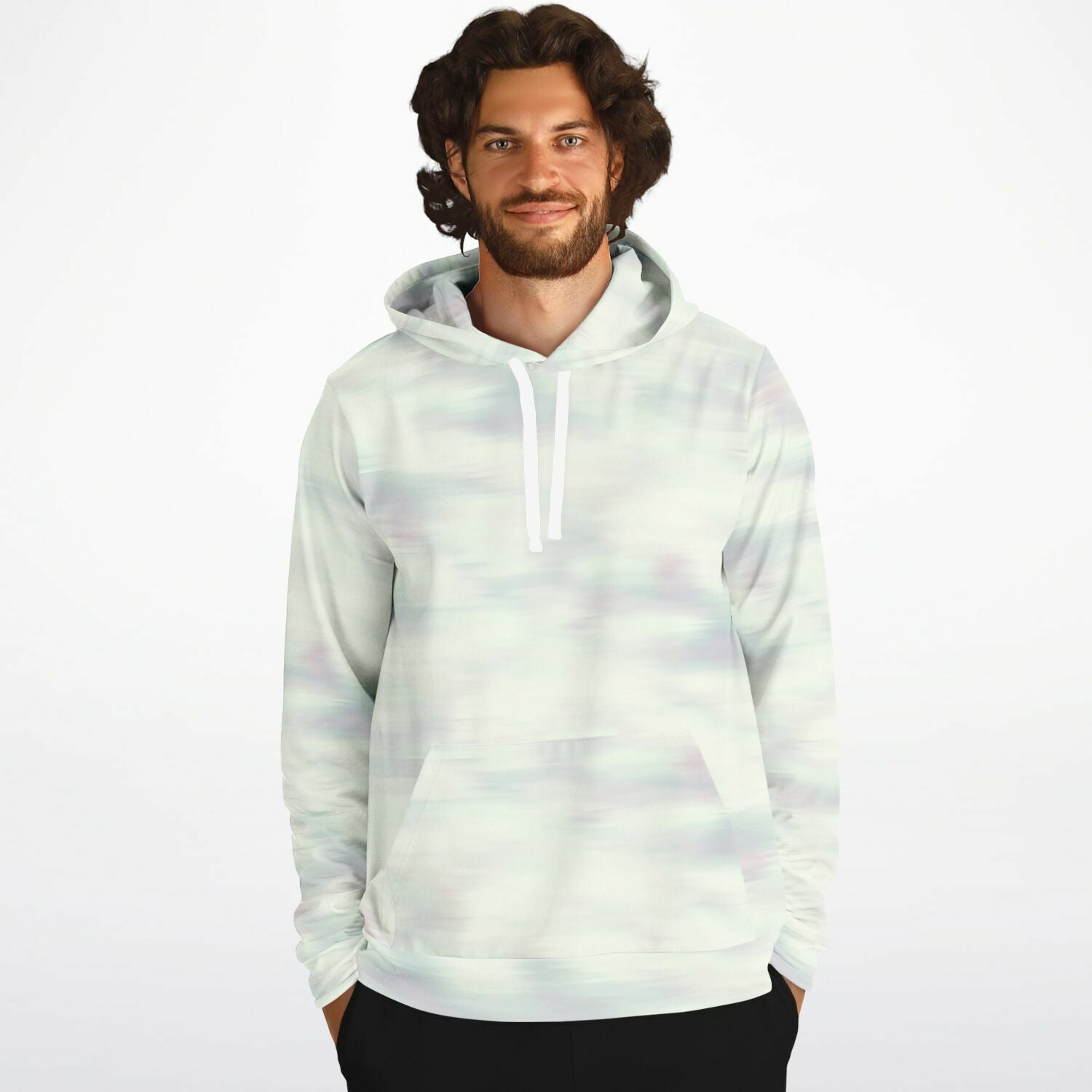 Light Wash Camo Hoodie | Unisex Design | Mid-weight Thickness