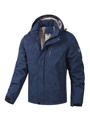 Durable Men's Winter Jacket: Scratch-Resistant, Windproof, Warm Fleece Camo Colors