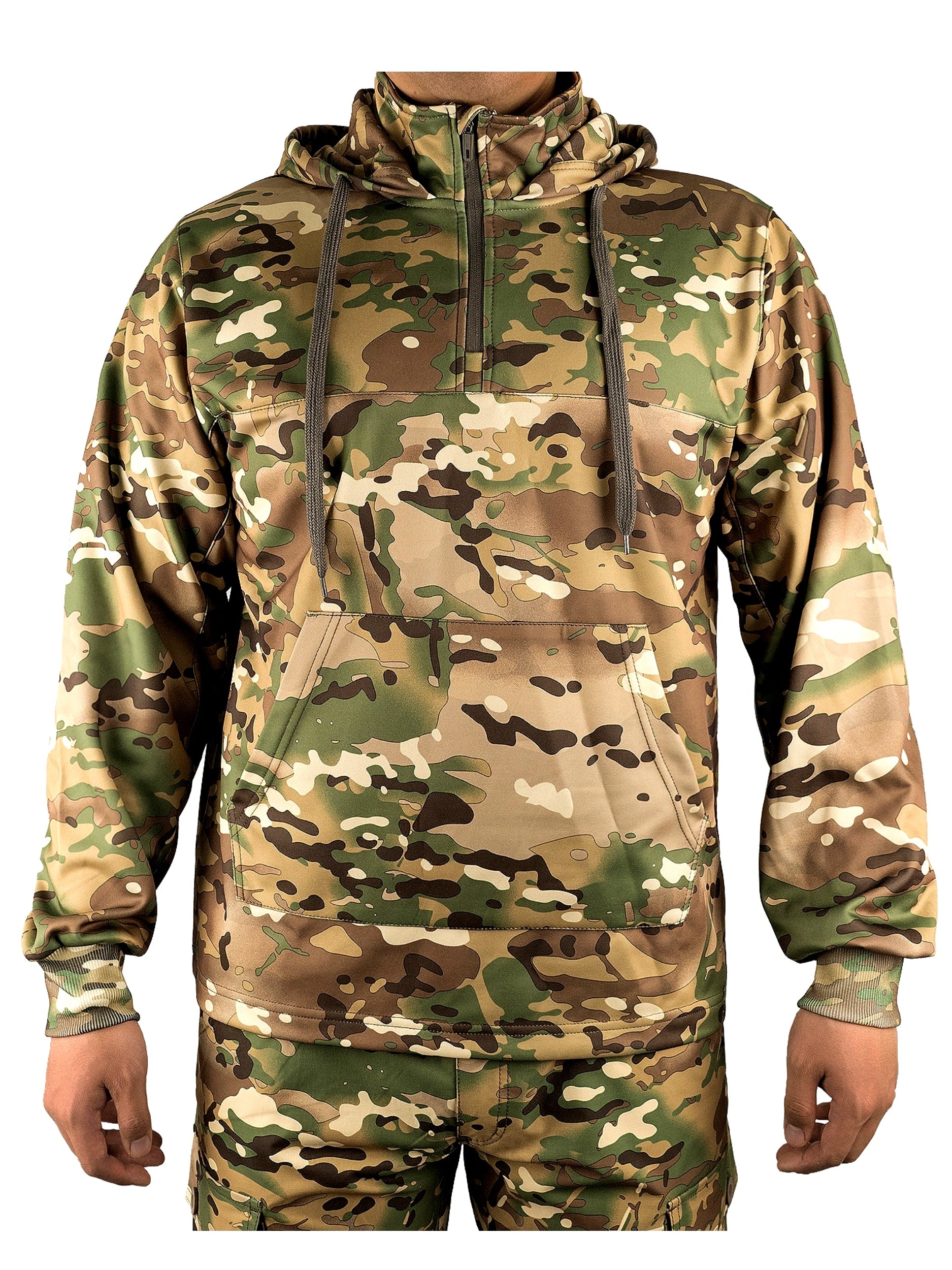 Tactical Camo Hooded Fleece Sweatshirt – Warm &amp; Durable | Camo Colors
