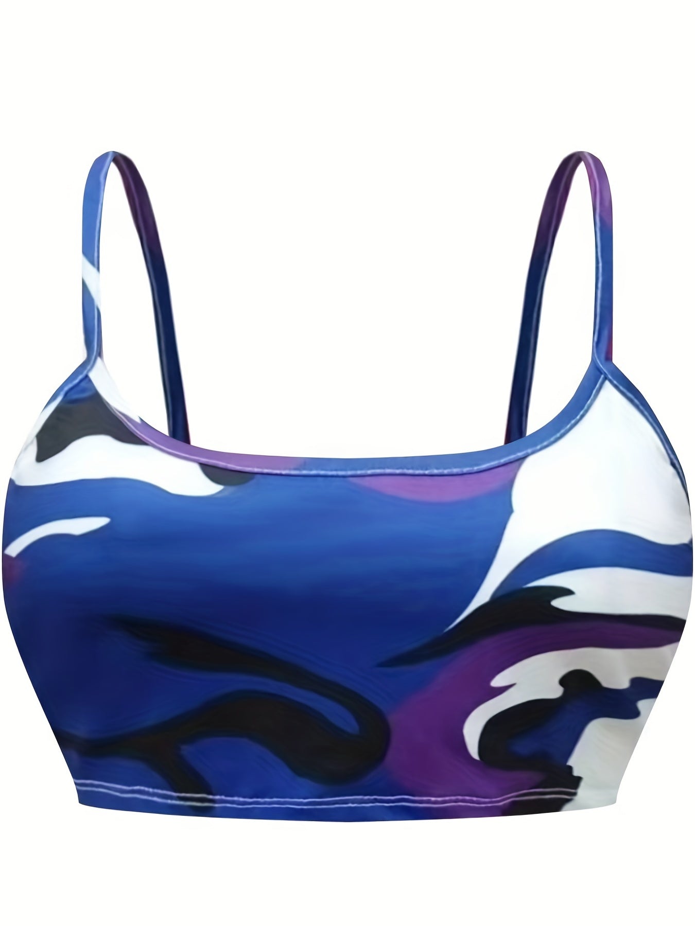 Camouflage Print Crop Cami Top, Sexy Spaghetti Strap Top | Various Colors Camo Colors