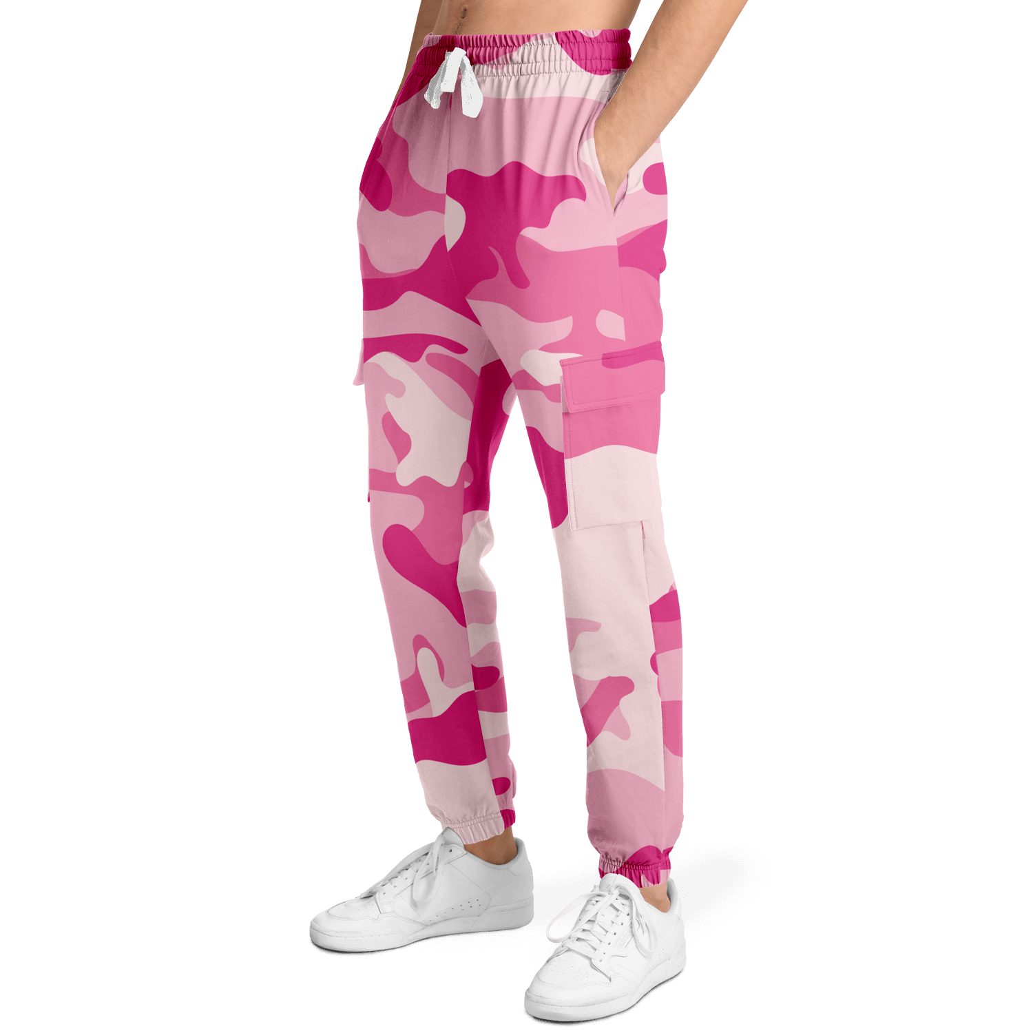 Camo Cargo Pants | Unisex | Lavender Pink Camouflage Camo Colors