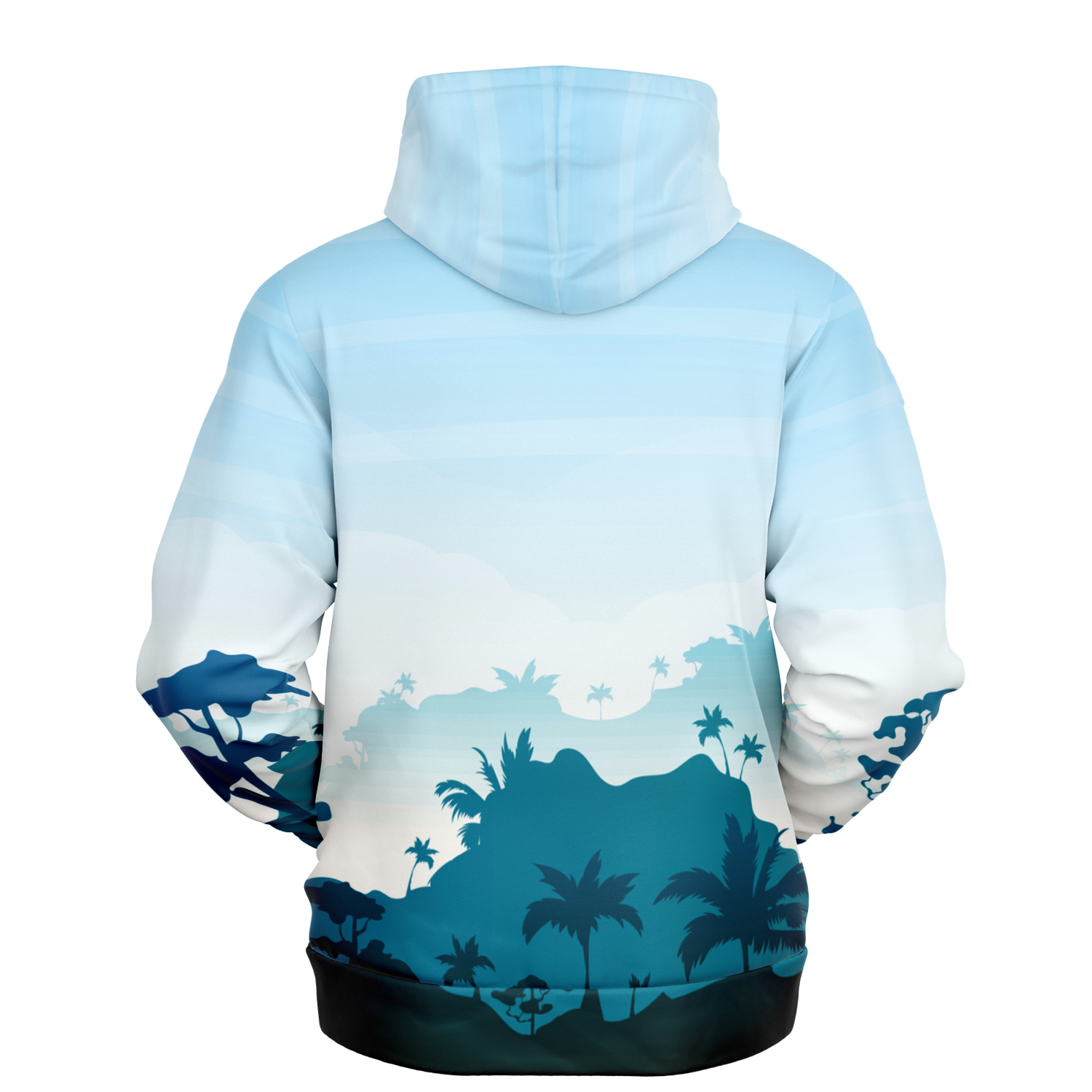 Morning Forest Hoodie in Blue and White | Camo Colors