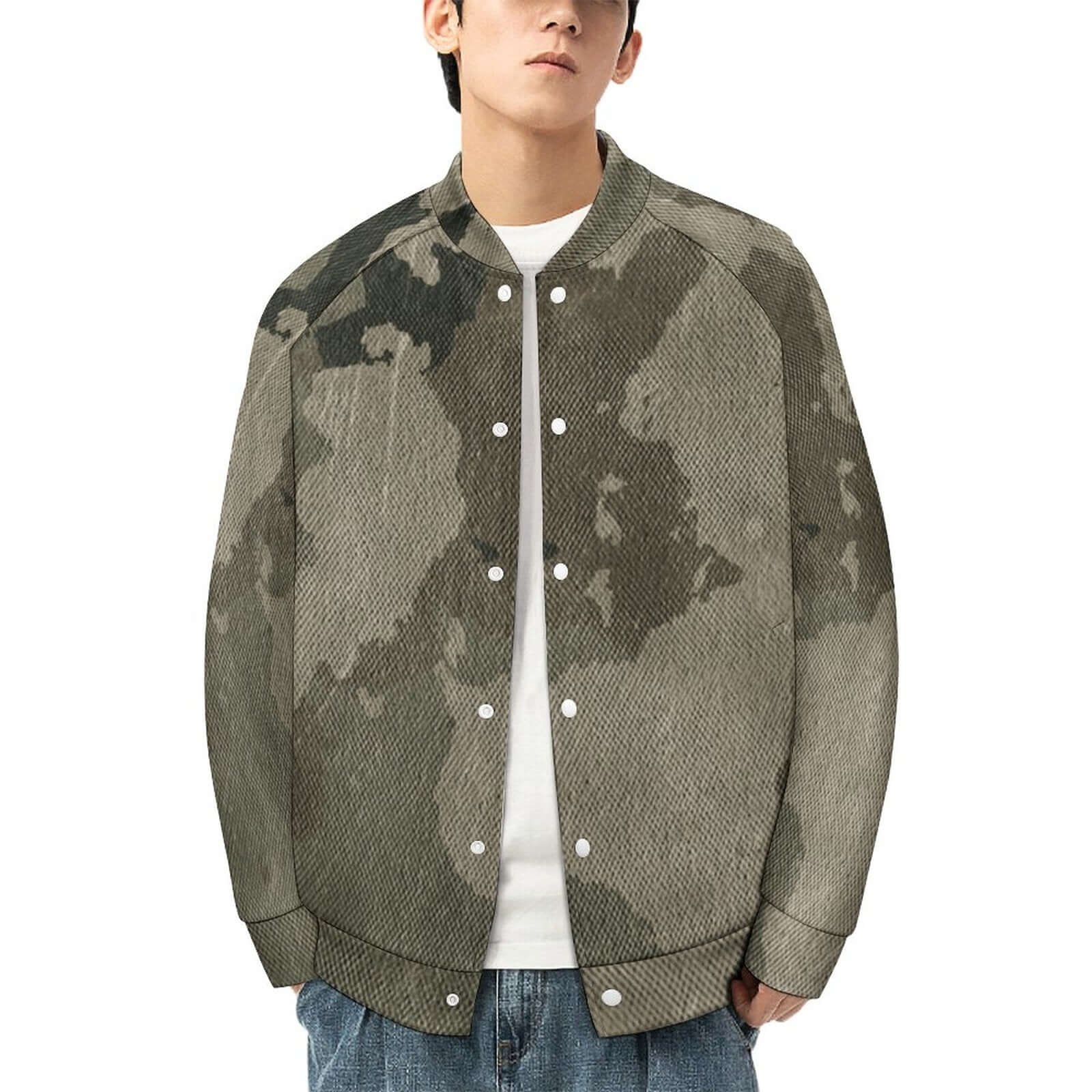 Men's Camo Jacket | Dirty Old Brown Camouflage Camo Colors